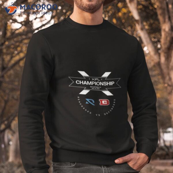 2023 Xfl Championship Matchup Shirt