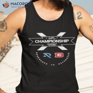 2023 xfl championship matchup shirt tank top 3