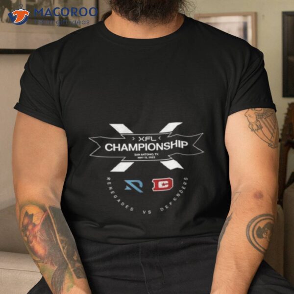 2023 Xfl Championship Matchup Shirt