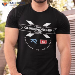 2023 xfl championship matchup shirt tshirt