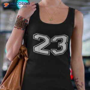 23 sports number fan best player numbers game winner lucky shirt tank top 4