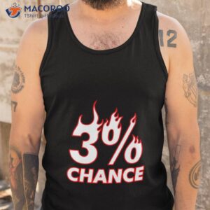 3 chance shirt tank top