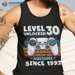 30 birthday decorations gamer video 1993 30th shirt tank top 3