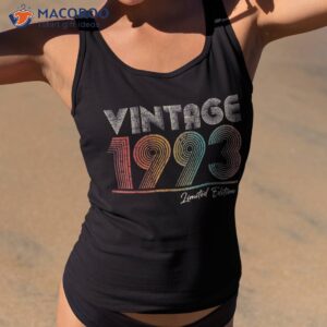 30 years old vintage 1993 30th birthday gifts for shirt tank top 2