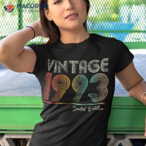 30 years old vintage 1993 30th birthday gifts for shirt tshirt 1