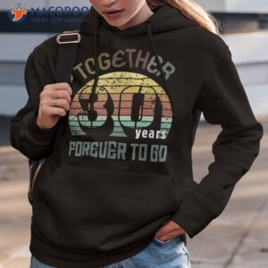 30th years wedding anniversary gifts for couples matching 30 shirt hoodie 3