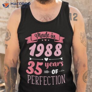 35 birthday decorations female 35th bday 1988 shirt tank top