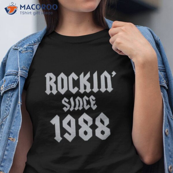 35 Year Old: Classic Rock 1988 35th Birthday Shirt