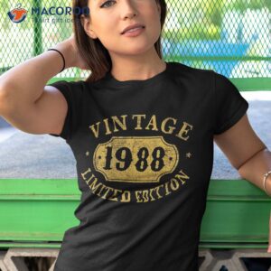 35 years old 35th birthday anniversary best limited 1988 shirt tshirt 1