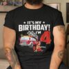 4 Year Old Gifts It’s My 4th Birthday Boy Fire Truck Fireman Shirt