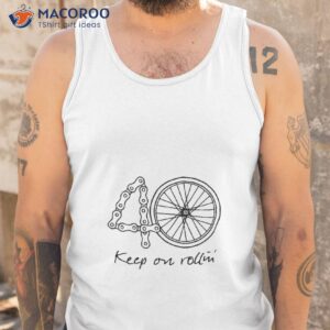 40th birthday cyclist shirt tank top