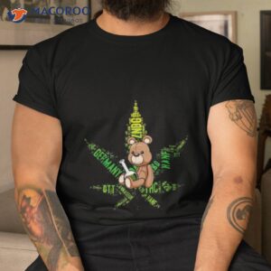 420 cannabis bear bong stoner weed shirt tshirt