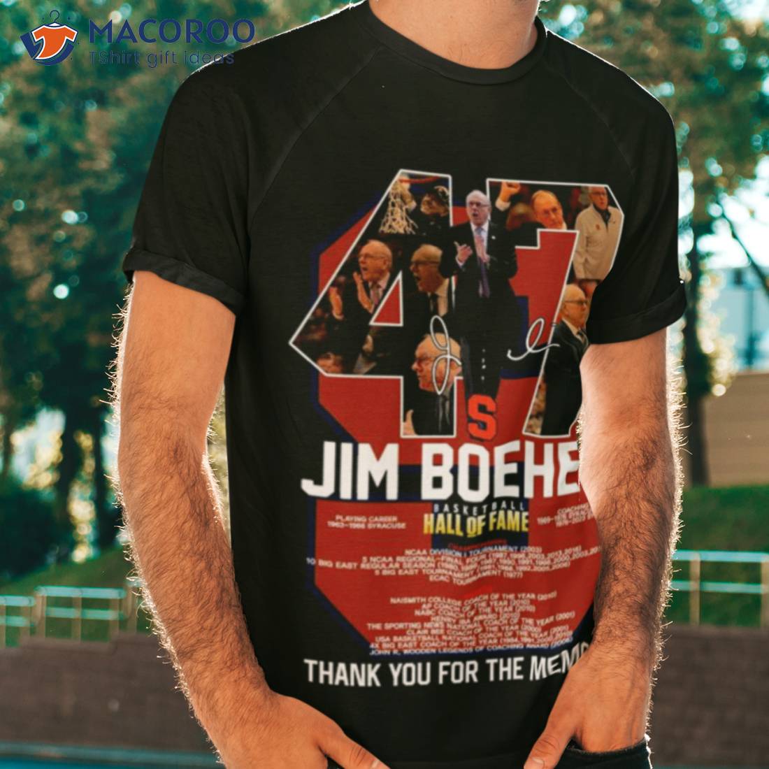 47 Jim Boeheim Basketball Hall Of Fame Thank You For The Memories 2023 Shirt 47 Jim Boeheim Basketball Hall Of Fame Thank You For The Memories 2023 Shirt