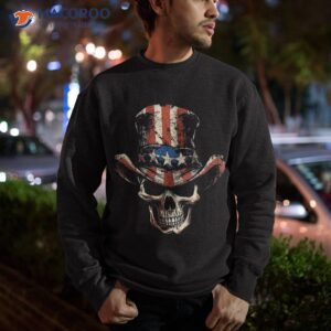 4th july y allternative usa flag western skull shirt sweatshirt