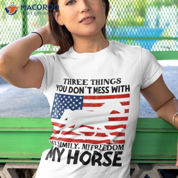 4th Of July Horse Freedom, Family Lover Patriotic Shirt