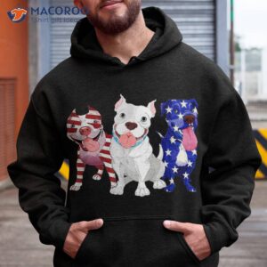 4th of july pitbull dog flag usa shirt hoodie