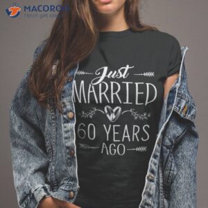 60th wedding anniversary 60 years marriage matching shirt tshirt 2