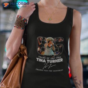 66 years of 1957 2023 tina turner thanks for the memories signatures shirt tank top 4