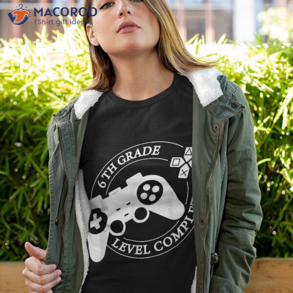 6th Grade Graduation Level Complete Gamer Class Of 2023 Shirt