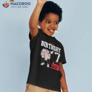 7 year old birthday dabbing baseball shirt 7th boy gift tshirt 3