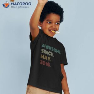 7 years old awesome since may 2016 7th birthday shirt tshirt 3