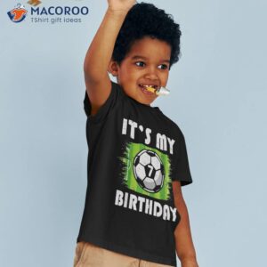 7 years old kids soccer player 7th birthday boy shirt tshirt 3