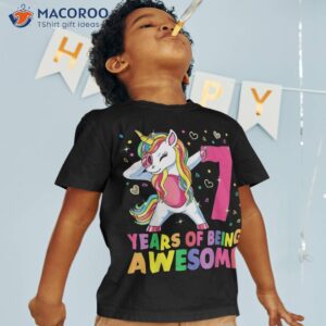 unicorn 7th birthday shirt