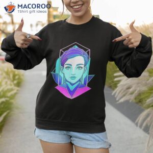 80s 90s vaporwave woman statue otaku lofi anime shirt sweatshirt