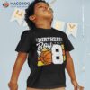 8th Birthday – Basketball Party Boy Shirt