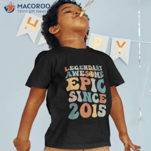 8 Years Old Gifts Vintage 8th Birthday Since July 2015 Shirt