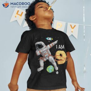 9 years old birthday boy astronaut space 9th b day shirt tshirt