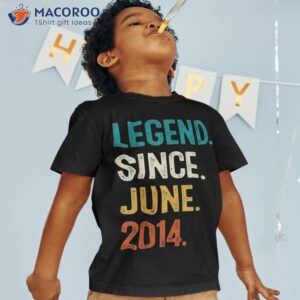 9 Years Old Legend Since May 2014 9th Birthday Shirt
