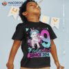 9 Years Old Flossing Unicorn Gifts 9th Birthday Girl Party Shirt