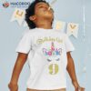 9 Years Old Gifts 9th Birthday Girl Funny Unicorn Face Shirt