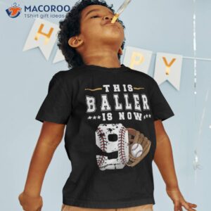 9th birthday baseball boy nine year old player shirt tshirt