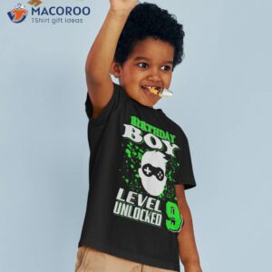 9th birthday boy level 9 unlocked year old shirt tshirt 3 1