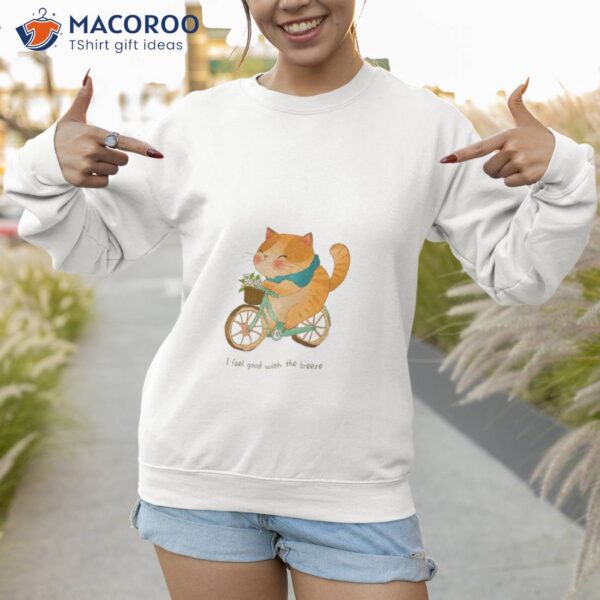 A Cat Riding Bicycle Shirt