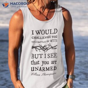 a sarcastic funny william shakespeare t shirt tank top