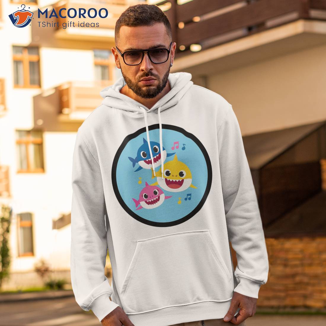 A Shark Family With Baby T-Shirt A Shark Family With Baby T-Shirt