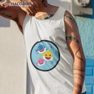 A Shark Family With Baby T-Shirt 3 a shark family with baby t shirt tank top 1
