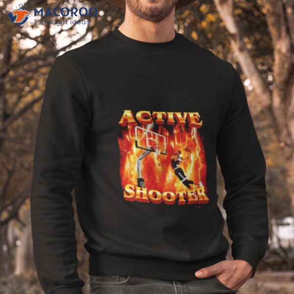 Active Shooter Basketball Meme Shirt