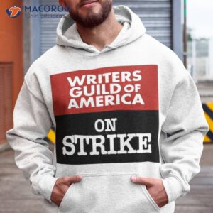 Adam Conover Writers Guild Of America On Strike Shirt