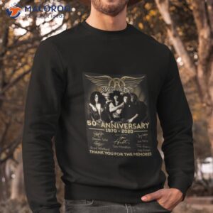 aerosmith vintage 50th anniversary shirt sweatshirt