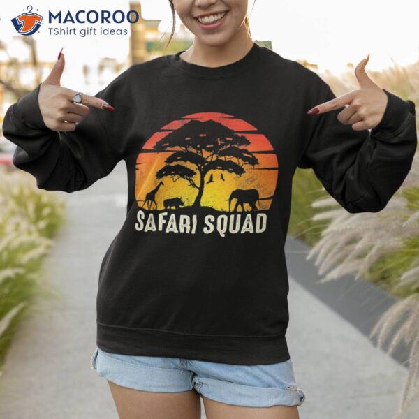 African Family Vacation Safari Squad Funny Matching Trip Shirt