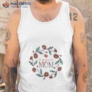 aggie mom floral shirtv tank top