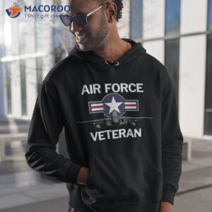 Air Force Veteran Shirt With Vintage Roundel And F15 Jet