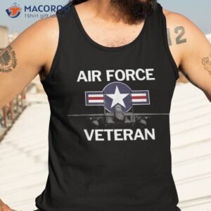 air force veteran shirt with vintage roundel and f15 jet tank top 3