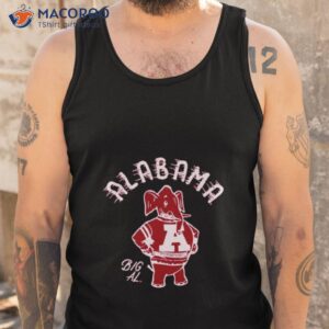 alabama big al crimson tide vintage shirt tank top