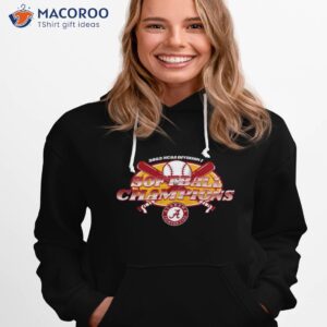 alabama crimson tide 2023 ncaa division i softball champions shirt hoodie 1