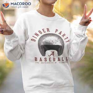 alabama crimson tide dinger party disco helmet shirt sweatshirt 2